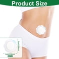 thumbnail image 2 of YQHWQ 50 Pcs Pack d'Huile de Ricin pour Bouton de Ventre, Patchs Auto-Adhésifs Haute Absorption d'Eau Coussin d'Huile de Ricin Bouton de Ventre Enveloppe Imperméable Résistante à l'Huile Compresse d'Huile de Ricin Non Incluse, 2 of 5