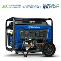 Westinghouse 6600 Peak Watt Electric Start Portable Gas Powered Generator with CO Sensor and Wheel Kit