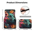 thumbnail image 5 of Yiaed Colorful Flower Dog A Print Carpet Floor Mats for Cars, Auto Accessories Front & Rear Car Floor Mats Car Floor Foot Mat Sets of 4 Pieces, 5 of 7