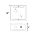 thumbnail image 2 of Maxim Lighting - Cabana - 2 Light Outdoor Flush Mount-6 Inches Tall and 12, 2 of 5