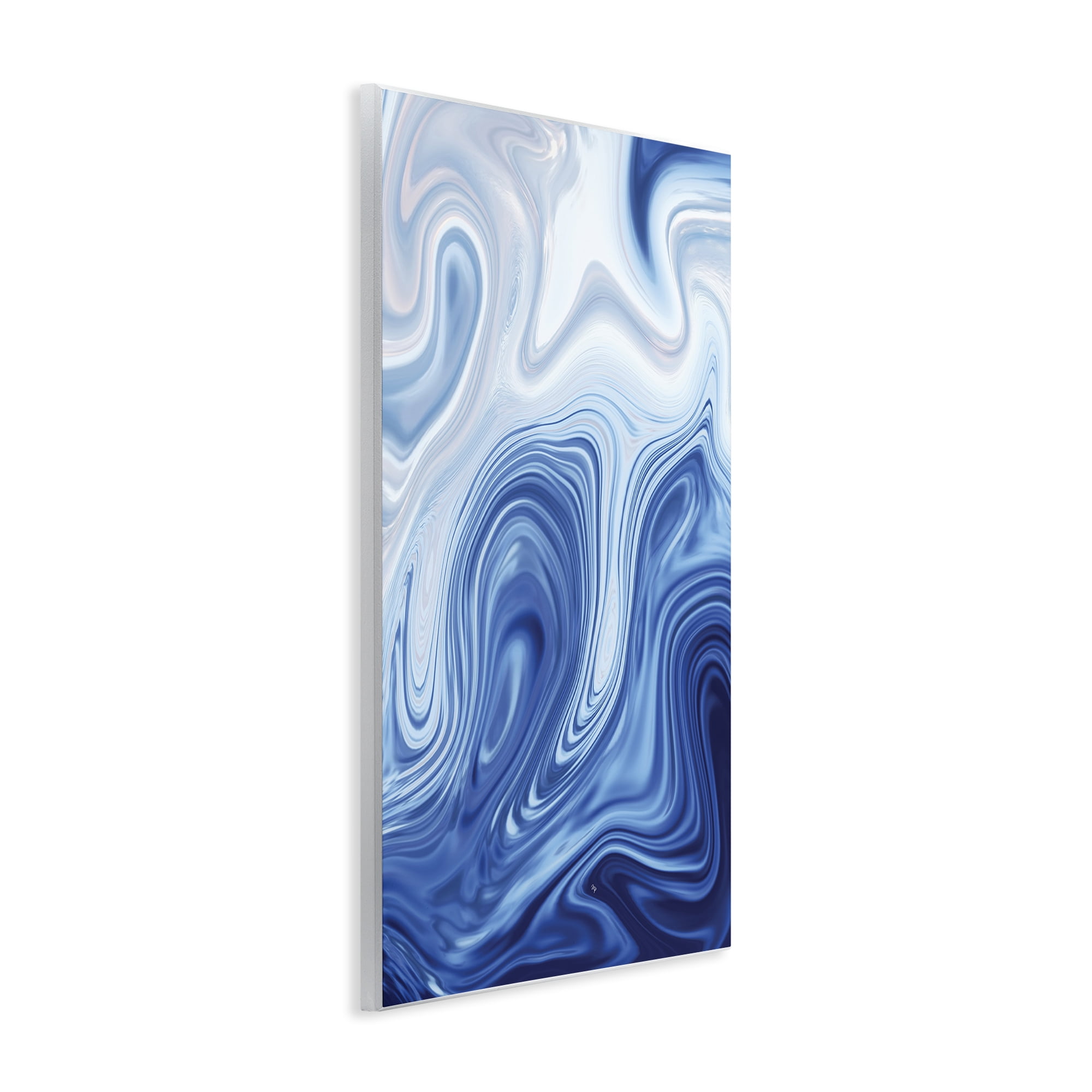 Stupell Industries Blue Marble Fluidity Wall Plaque Art, design by Martina Pavlova