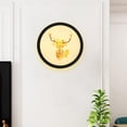 thumbnail image 3 of Lámpara de pintura de pared Yuyangstore minimalista moderna Cabeza de venado, 3 of 8