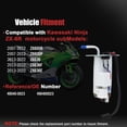 thumbnail image 2 of 49040-0023 490400023 Electric Fuel Pump Gas Petrol Sender Unit Replacement Compatible with Kawasaki Ninja ZX600R ZX600P2007-2012, fit for ZX6R 2007-2022,ZX636 ZX636F ZX636E 2013-2022, 2 of 3