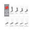 thumbnail image 5 of Hanes Originals Men's Moisture Wicking No Show Socks, 6-Pack, 5 of 7