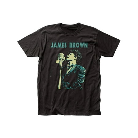 James Brown Singer Songwriter Singing Adult Fitted Jersey T-Shirt