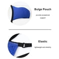 thumbnail image 6 of TANBOM Men's Double Thong Sexy Underwear Creative Design Fashionable Comfort Polyamide Fabric Blue XL, 6 of 6