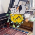 thumbnail image 5 of Cat In A Flowerpot Suncatcher Cat Light Catcher Pendant For Flower Pot, 5 of 5