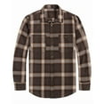 thumbnail image 5 of sogami Men's Big & Tall Flannel Shirt Warm Oversized Long Sleeve Button Down Shirt Loose Fit Casual Plaid Shirt for Fall Winter, 5 of 6