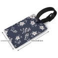 thumbnail image 2 of Sikiie Retro Flower Luggage Tags Privacy Cover ID Label Suitcase Tags Identifiers For School Bags,Suitcases, 2 of 7