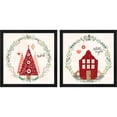 thumbnail image 1 of Great Art Now Hygge Christmas A by Noonday Design, 2 Piece Framed Art Set Each 13"W x 13"H, 1 of 3