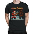 thumbnail image 2 of Santa vs Krampus Showdown Men's T-shirt, 2 of 3