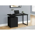 thumbnail image 3 of Monarch Specialties Computer Desk, Home Office, Laptop, Left, Right Set-up, Storage Drawers, 48"l, Work, Metal, Laminate, Black, Contemporary, Modern, 3 of 4