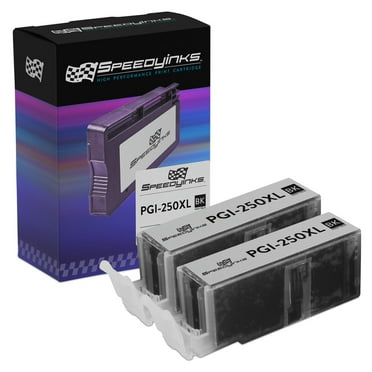 SpeedyInks Compatible Ink Cartridge Replacement for Canon PGI250XL 6432B001 High-Yield (Pigment Black, 2-Pack)