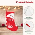 thumbnail image 4 of Sikiie Saying Ho Ho Ho Christmas Stockings,18 Inches Christmas Stockings Xmas Hanging Stockings for Family Christmas Decorations & Gifts, 4 of 7