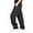 Black, variant on Lovskoo 2024 Men's Casual Cargo Pants Solid Multi-Pocket Washed Outdoor Work Pants Trousers Black