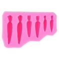 thumbnail image 1 of WHEANG Carrots Sugar Flipping Silicone Easter Rabbit Hand Stick Rose Carrot Shaped Cake Decoration, 1 of 2