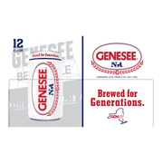 Genesee Non-Alcoholic Beer, 12 Pack, 12 fl. oz. Aluminum Cans, Domestic