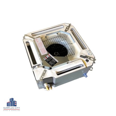 DAIKIN FFQ15LVJU 1-1/4 TON AC/HP 4-WAY CEILING CASSETTE HEAT PUMP INVERTER TYPE MINI-SPLIT INDOOR UNIT/W BUILT-IN CONDENSATE PUMP, 208-230/60/1 R-410A CFM:424/283 190718