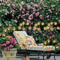 thumbnail image 4 of Xihbxyly Lámpara Solar para Jardín, Diseño de Luciérnaga de 6 Cabezas, Se Mece con El Viento, Luces Blancas Cálidas y Multicolor, Ip65 Resistente Al Agua, Decoración para Jardín y Patio, No Requiere, 4 of 7