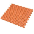 thumbnail image 2 of Cirkel 11.46 in. x 12.4 in. Glossy Orange Porcelain Mosaic Wall and Floor Branded Tile (9.87 Sq. ft./Case) (10-pack), 2 of 6