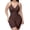 Brown, variant on Women's Shapewear Bodysuit Tummy Control Zip-Up Body Shaper | Double-Layer Tummy Control Zip-Up Body Shaper Waist Defining Silhouette, Seamless Shapewear Bodysuit with Butt Lifting