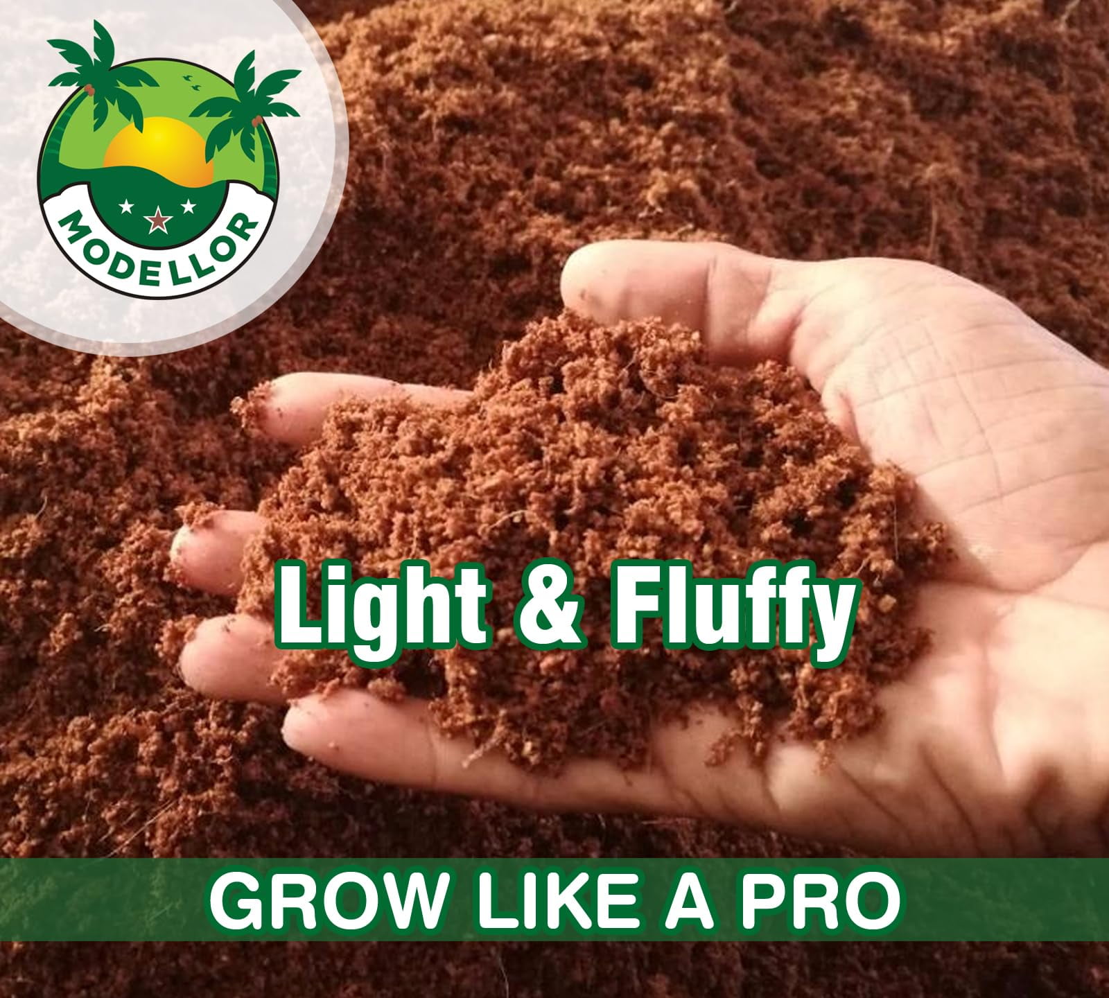 MODELLOR (10 lb) Premium Super Washed Coco H2FSDCoir Brick