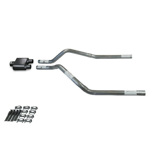 Chevy Blazer 00-04 2.5" Dual Truck Exhaust Kits 1 Chamber Muffler
