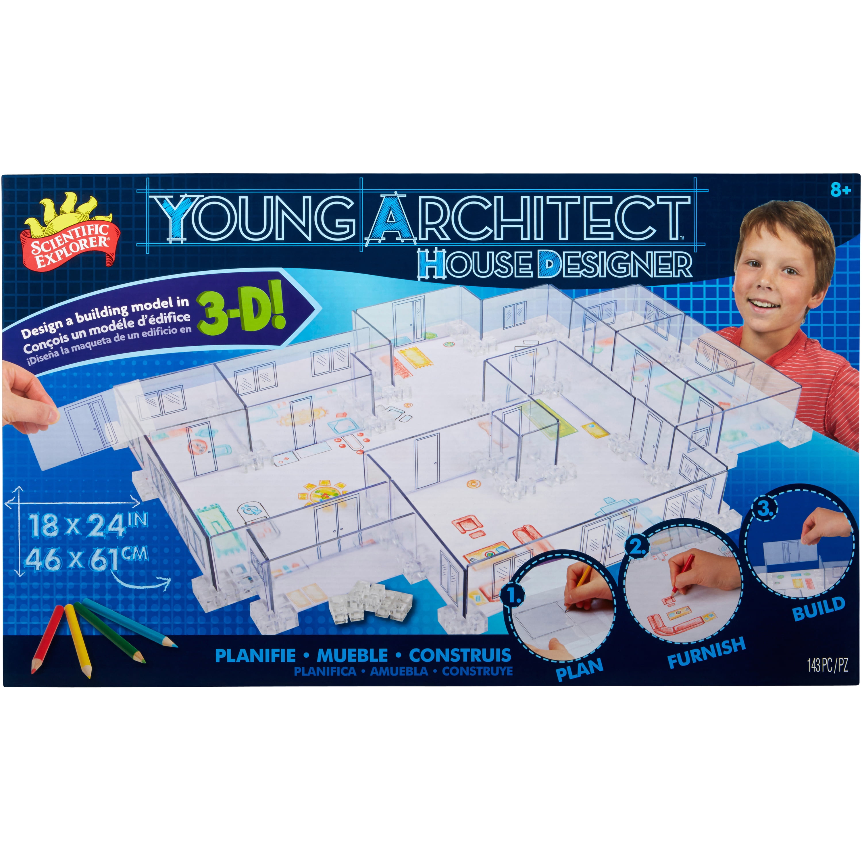 2007 Scientific Explorer Young Architect 3d Model Building Set for sale online 