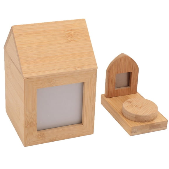 Pet Urns for Dogs Ashes, Wooden Memorial Dog Urns for Ashes Personalized, Premium Cat Urns for Ashes, Keepsake Memory Frame, Photo Book