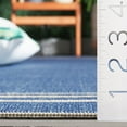 thumbnail image 5 of SAFAVIEH Courtyard Abagail Bordered Indoor/Outdoor Area Rug, Blue/Light Beige, 6'7" x 9'6", 5 of 12
