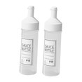 thumbnail image 2 of 2 botellas dispensadoras de condimentos para decorar panqueques y galletas con aceite y aderezo en escala. 6x6x225 cm 350 ml, 2 of 9