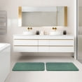 thumbnail image 2 of Mainstays Green 2-Piece Performance Foam 20"x 32" Bath Rug Set, 2 of 10