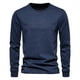 thumbnail image 1 of Camiseta de manga larga de algodón 100% para hombre, camisetas informales con estampado de letras de Color sólido para hombre, nuevas camisetas de primavera, ropa para hombre, 1 of 5