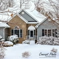 thumbnail image 6 of Ekena Millwork 28"W x 13-7/8"H x 2-3/4"P Elliptical 4 Spoke Architectural Grade PVC Combination Pediment, 6 of 7
