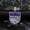 thumbnail image 2 of Men Women Hip Hop Letters KINGS Pendant Necklace Crystal Cuban Chain HipHop Iced Out Bling Necklaces Fashion Charm Jewelry, 2 of 6