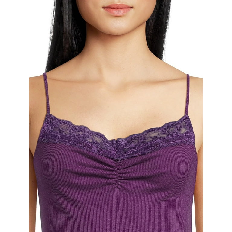 【新品】VELOUR SHOULDER RIBBON CAMISOLE TOPS VELOUR SHOULDER RIBBON CAMISOLE TOPS Camisoles