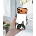thumbnail image 5 of WIRESTER Shockproof Soft Rubber Cover Case for Apple iPhone 17 Pro Max 6.9" 2025, Animal Black White Tuxedo Cat, 5 of 5