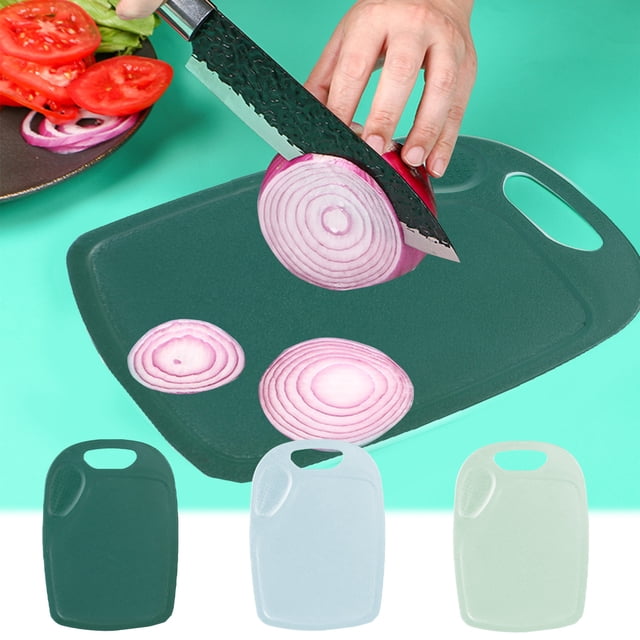 Plastic Cutting Boards for Kitchen Dishwasher Safe Double Sided Large Board for Meat with Easy Grip Handle Non Slip Grinding Area for Home Cooks and Meal Prep Sopatenor