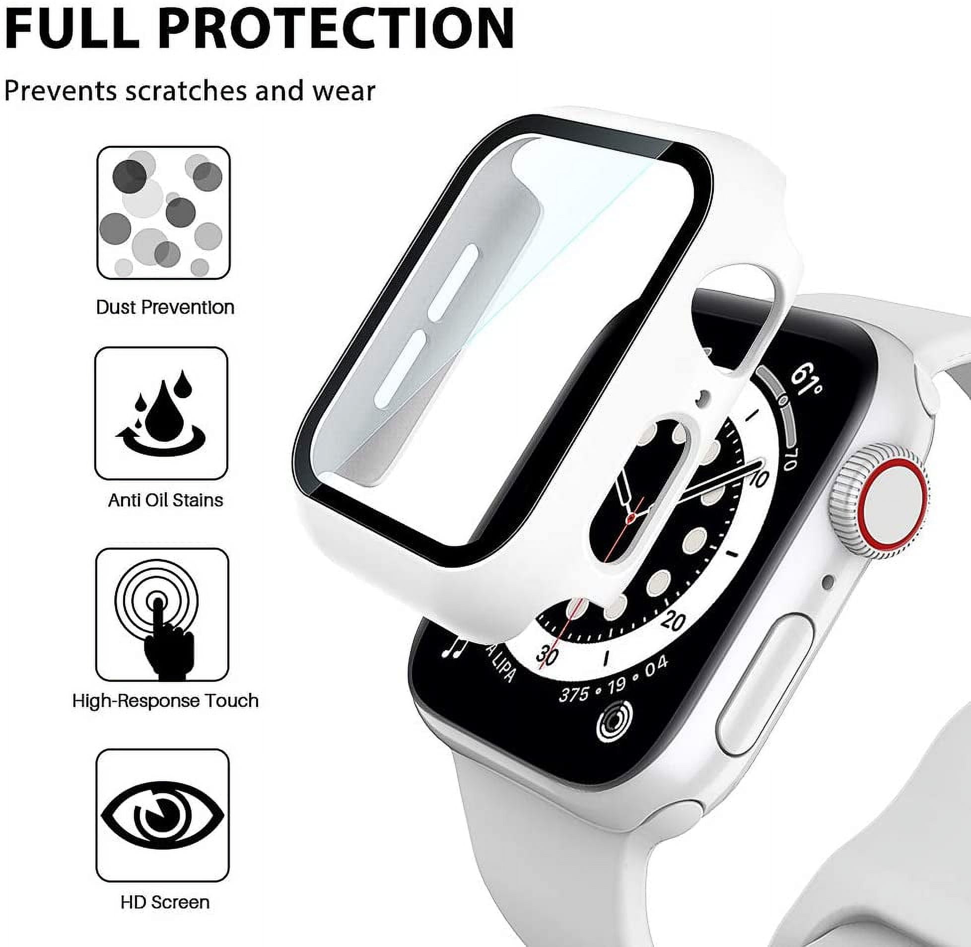 6 Pack Hard PC Case for Apple Watch 38mm Series 3/2/1 with Tempered Glass  Screen Protector, Rontion Ultra-Thin Scratch Resistant Full Protective  Bumper Cover for iWatch 38mm Accessories - Yahoo Shopping