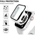 thumbnail image 6 of Apple Watch Case Series 3/2/1 for 42 mm with Built-in Tempered Glass Screen Protector (All Watch Series), Guard Bumper Full coverage Cover for Apple Watch Case, Color White, 6 of 8