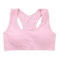 thumbnail image 6 of Hjtefg Girls Training Bras for Teens - Soft Comfort Bra, Support Bralette for School & Everyday Wear, Breathable Undershirt,Color: Pink Size: 13-18 Years, 6 of 9