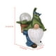 thumbnail image 4 of Naiovety Adornos solares para jardín al aire libre, estatua confuciana enana de resina, decoración de jardín, regalo, decoración de jardín, Iluminación y accesorios zieht den Ball, 4 of 6