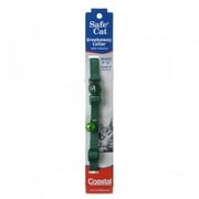 Coastal Pet Safe Cat Nylon Adjustable Breakaway Collar - Hunter Green 8-12 Neck