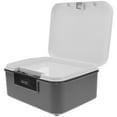 thumbnail image 2 of Lockable Storage Bin Outdoor Lock Box With Combination Lock Plastic Storage Container Organizer For Home Office School Travel Business, 2 of 7