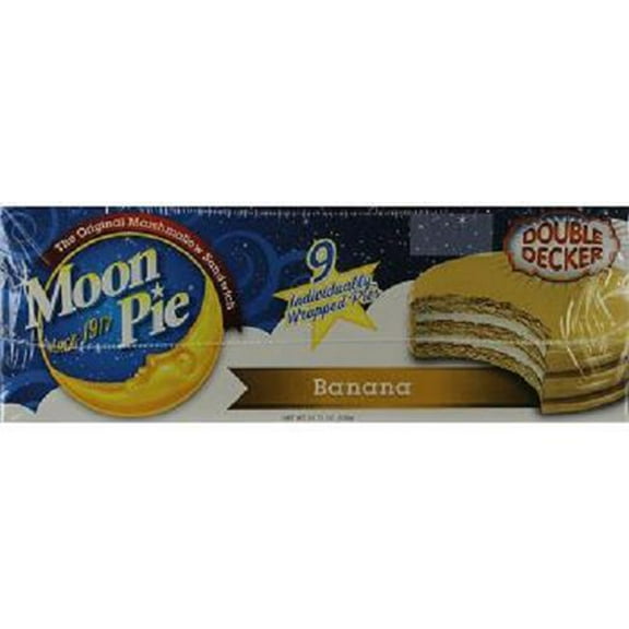 Moon Pie Double Decker Banana 1 Ct Each ( 9 In A Pack )