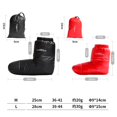 thumbnail image 3 of QualitChoice Chaussons d'Hiver en Duvet de Canard pour Extérieur Thermiques pour Bottes 28cm Camping Pantoufles Rouges 28cm, 3 of 6