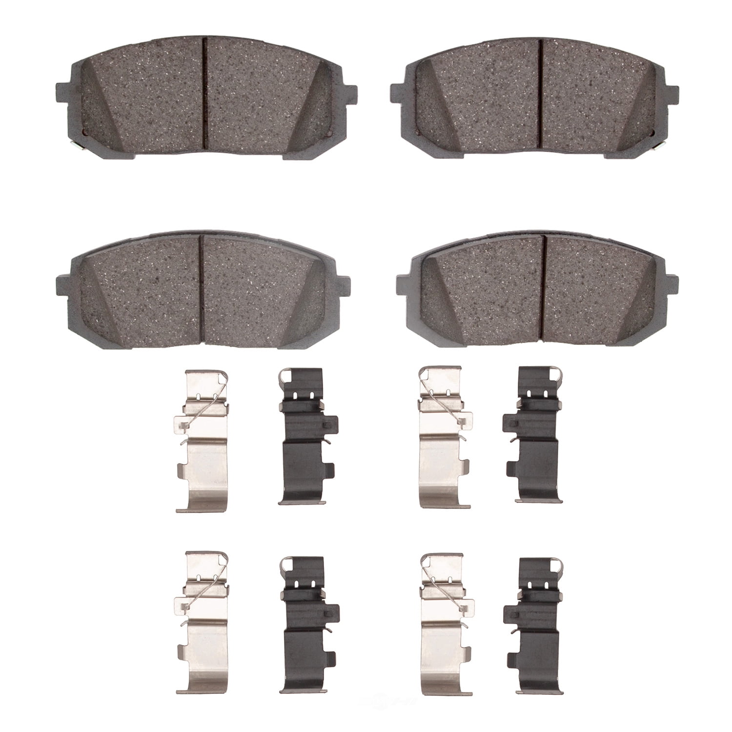 Dynamic Friction Company 1551-2302-01 DFC 5000 Advanced Brake Pads - Ceramic and Hardware Kit - OE