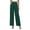 Army Green, variant on Women's Plus Size Work Trousers Loose Wide Leg Business Pants Breathable Suit Pants Apricot-XXL
