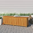 thumbnail image 1 of vidaXL Boîte de Rangement de Jardin avec Roues 150x50x58 cm Bois Massif Acacia, 1 of 5