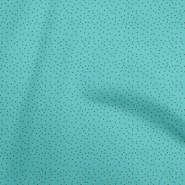 oneOone Georgette Viscose Turquoise Green Fabric Fruit Watermelon Fabric For Sewing Printed Craft Fabric By The Yard 42 Inch Wide